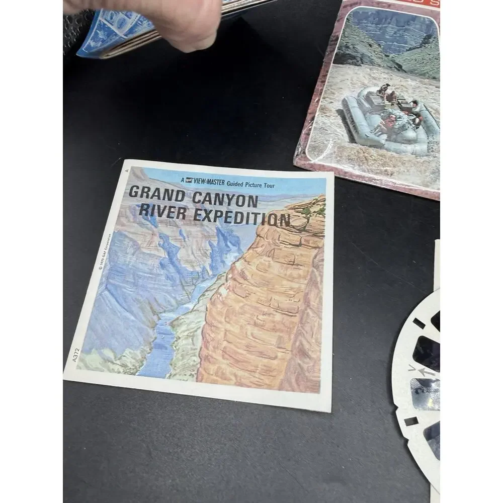 Grand Canyon River Expedition Arizona 3d View-Master 3 Reel Packet Complete Set